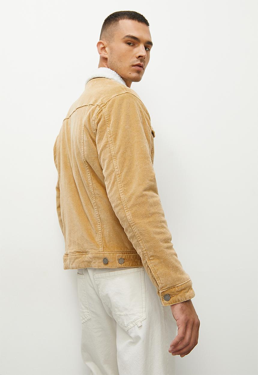 Superbalist - Tibet lined corduroy trucker - tan