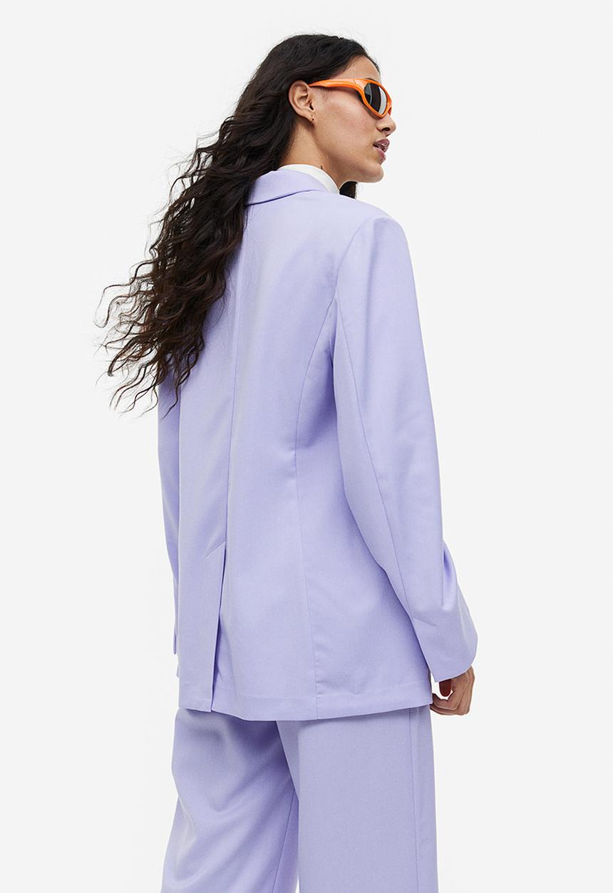 H&M - Single-breasted blazer - light purple