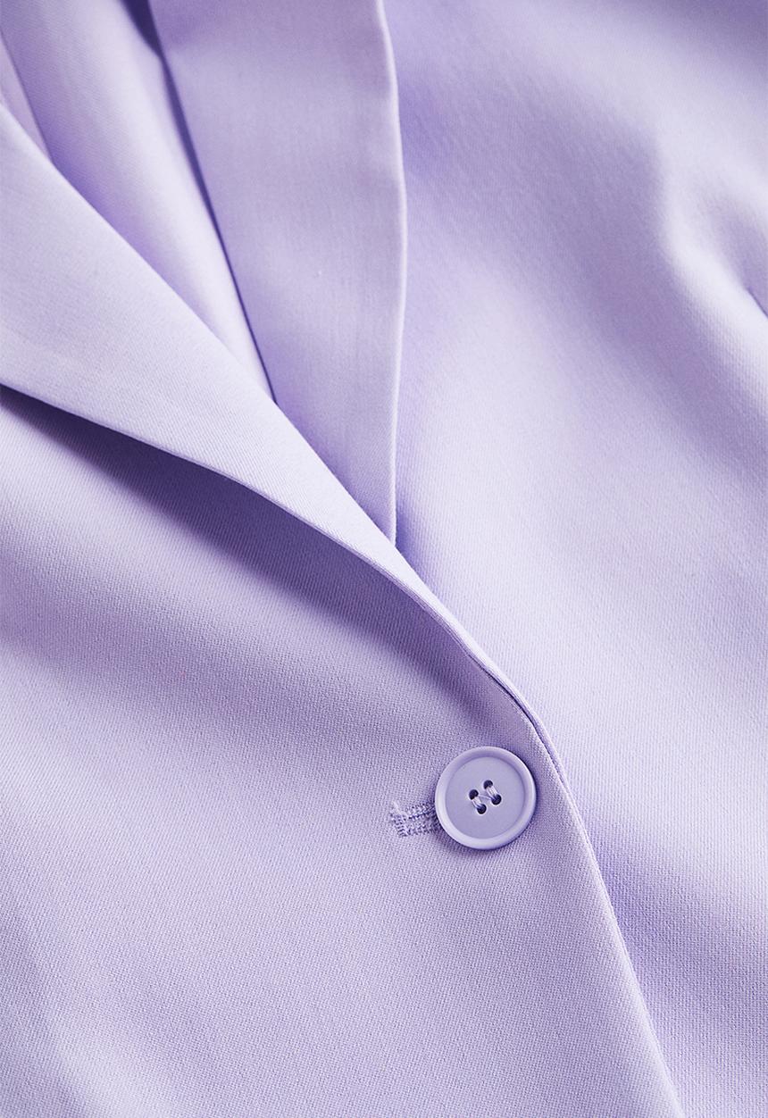 H&M - Single-breasted blazer - light purple