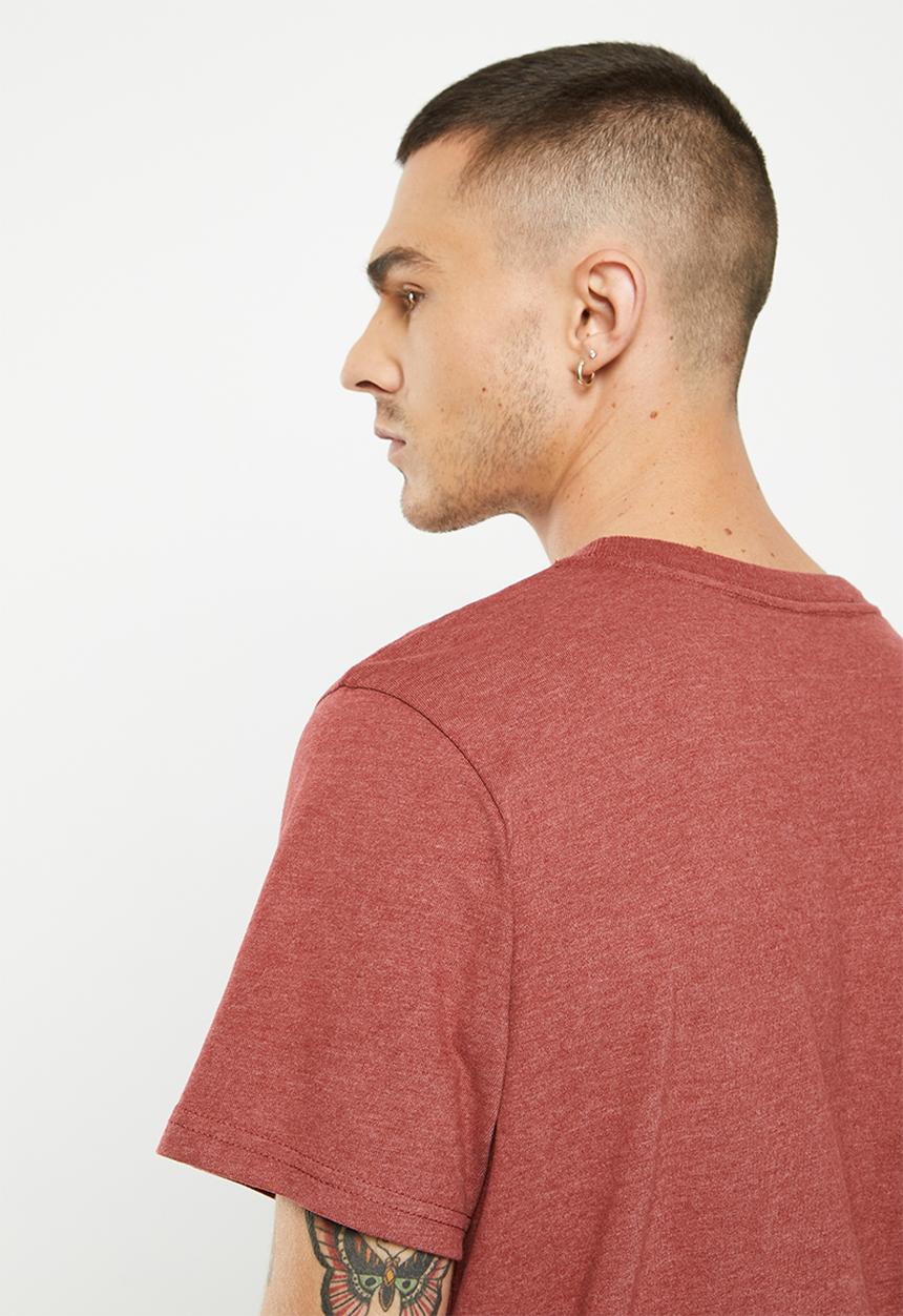 Superdry. - Vintage travel tee - rhubarb marl