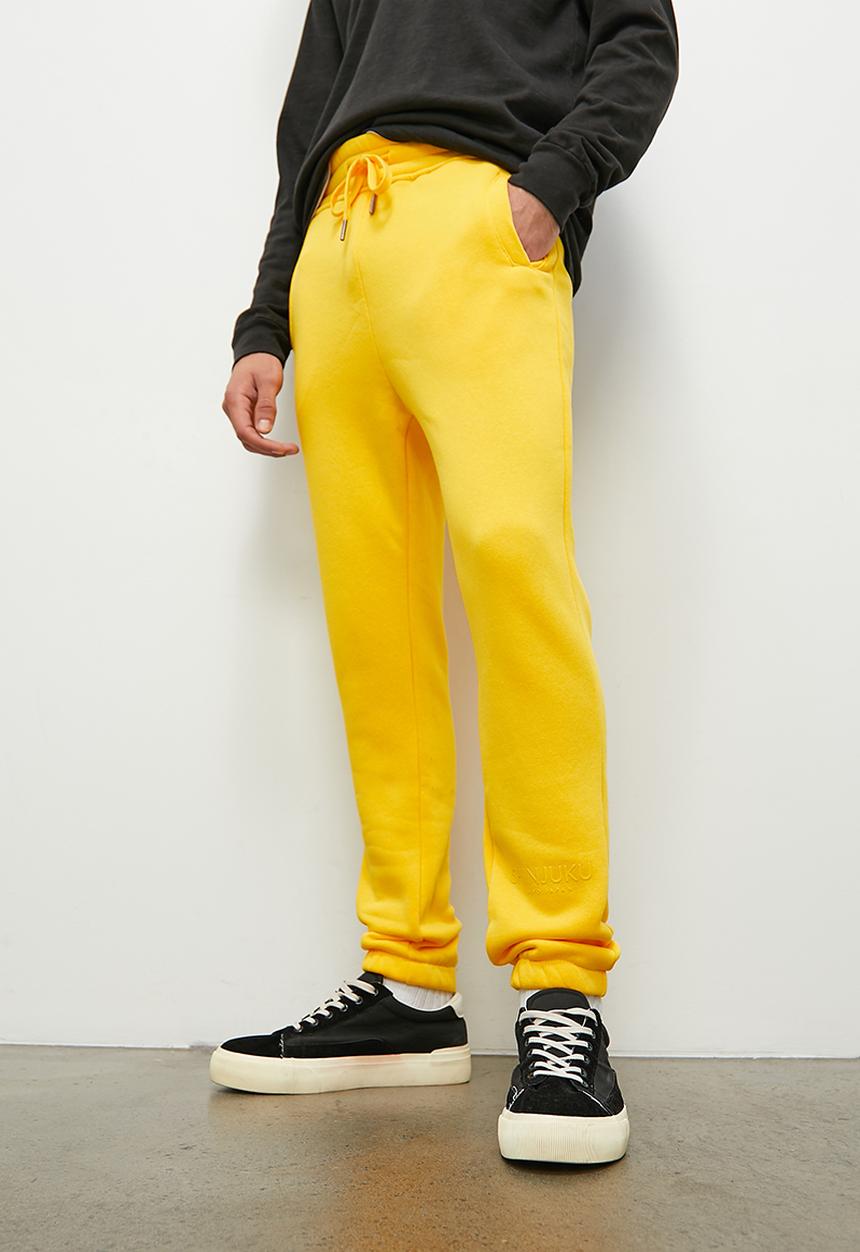 Superbalist - Fashion rubber print sweat pant - yellow