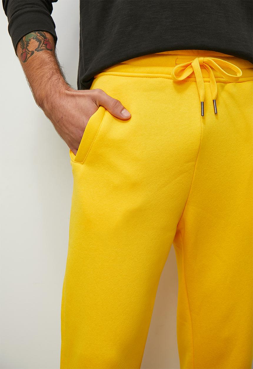 Superbalist - Fashion rubber print sweat pant - yellow