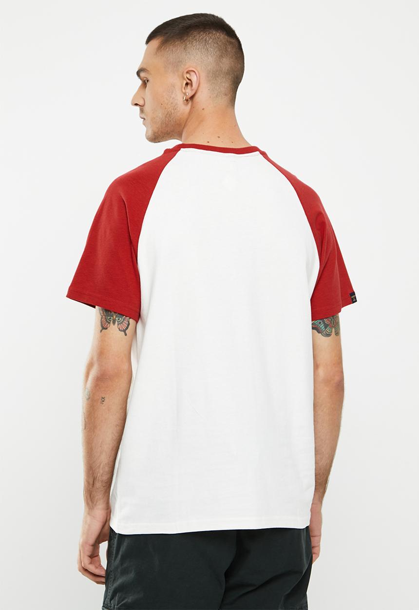 Superdry. - Vintage achilles raglan tee - ecru