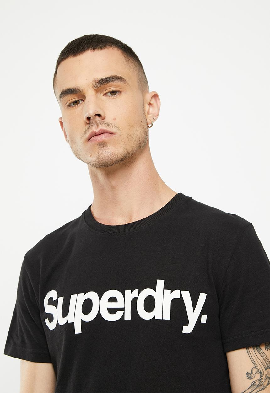 Superdry. - Cl tee - black