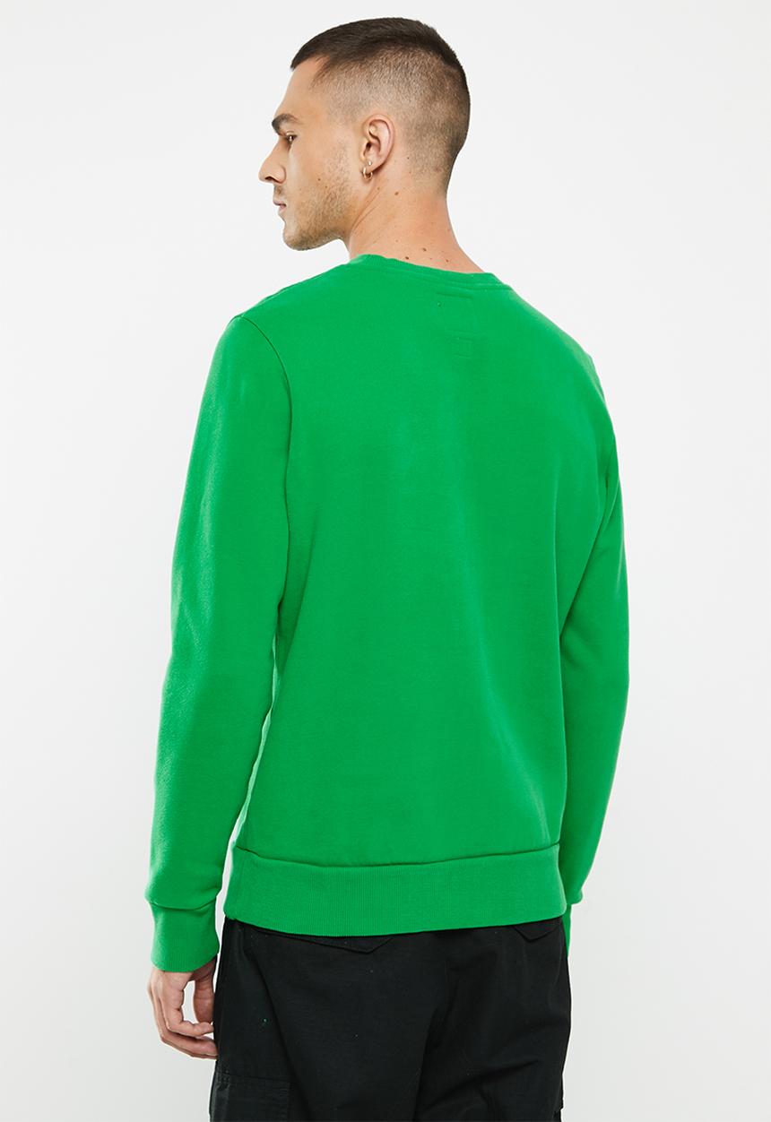 Superdry. - Vintage logo soda pop crew - drop kick green