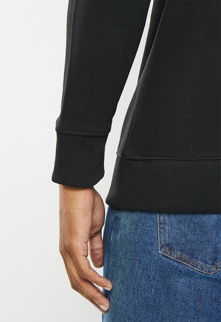 Hurley - One & only crew fleece - black/white
