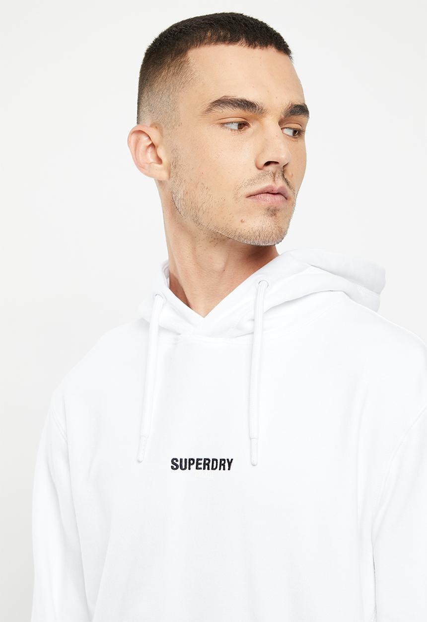 Superdry. - Code micro logo hood - optic