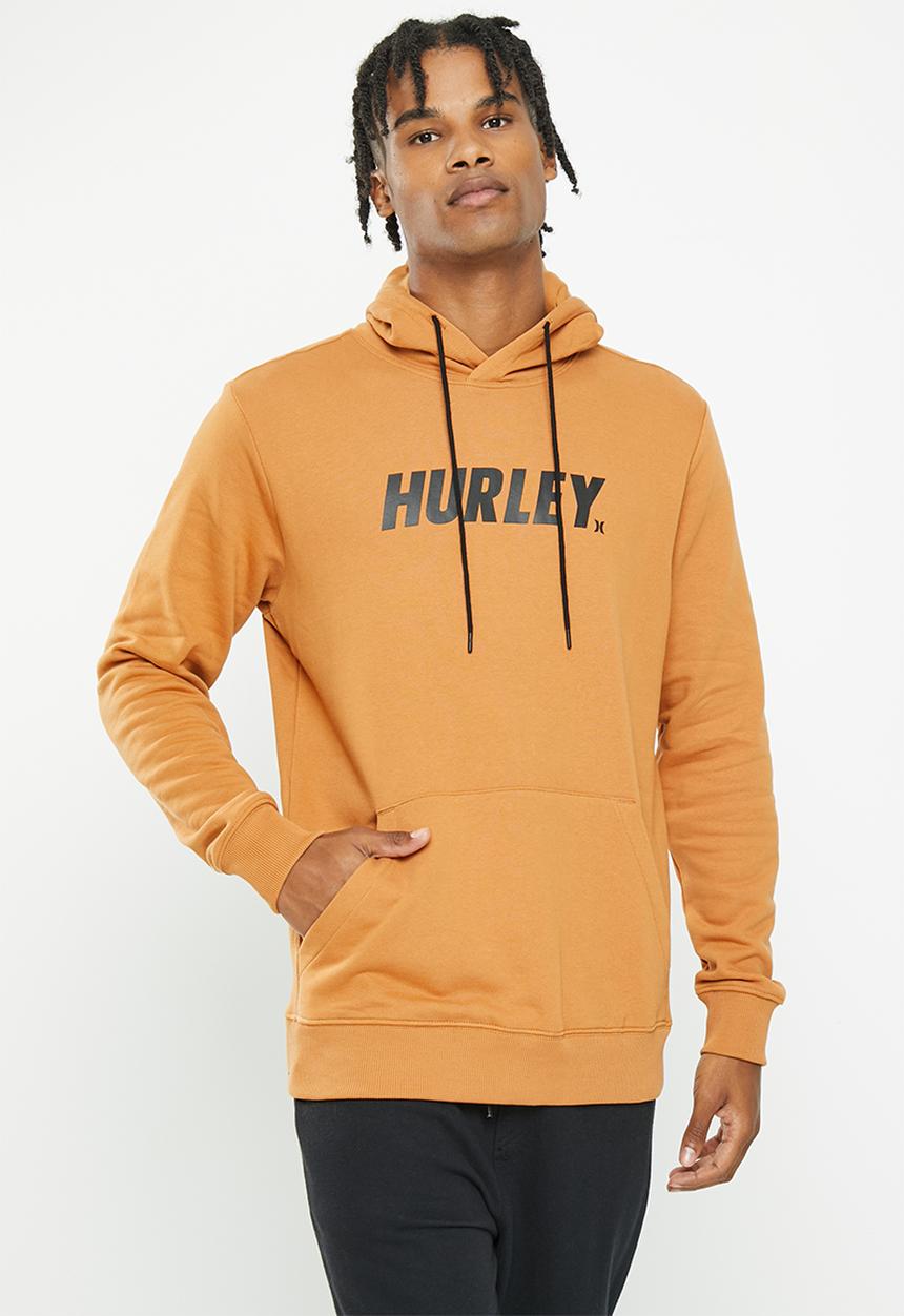 Hurley - Fastlane pullover fleece - buttersotch/black 