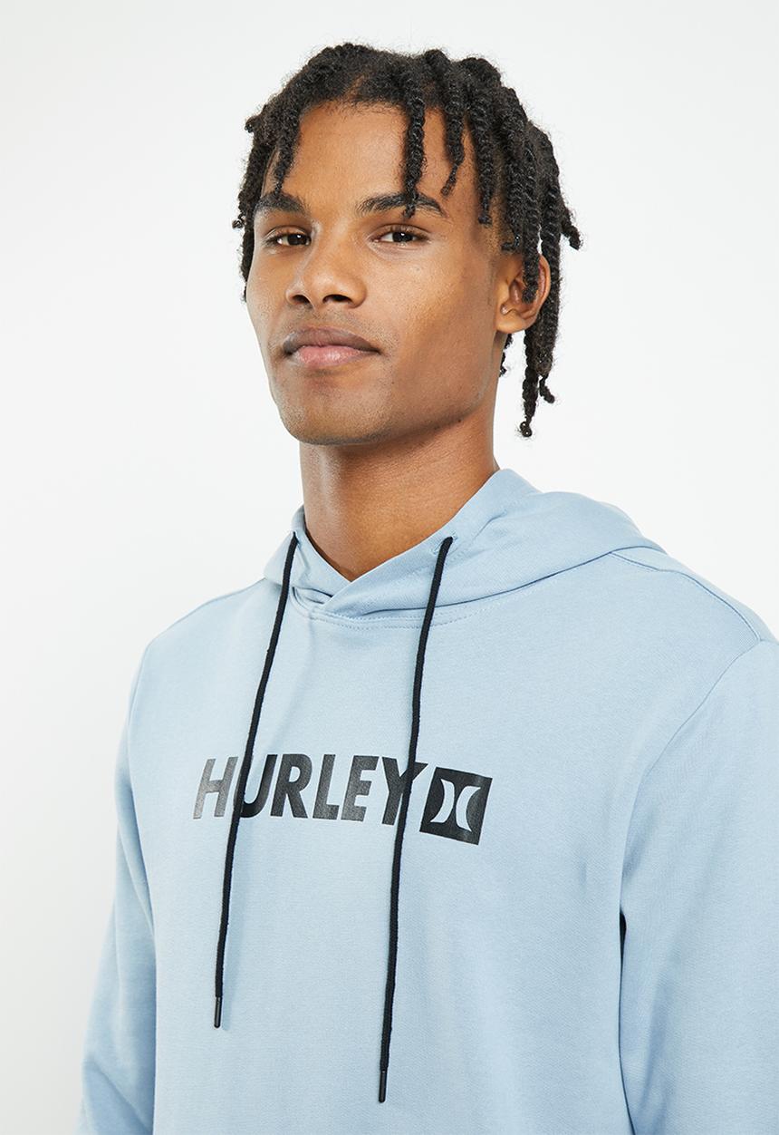 Hurley - Squared up pullover fleece - sea ice/black