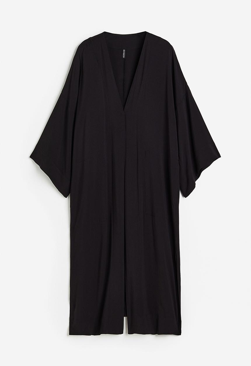 H&M - Oversized kaftan - black
