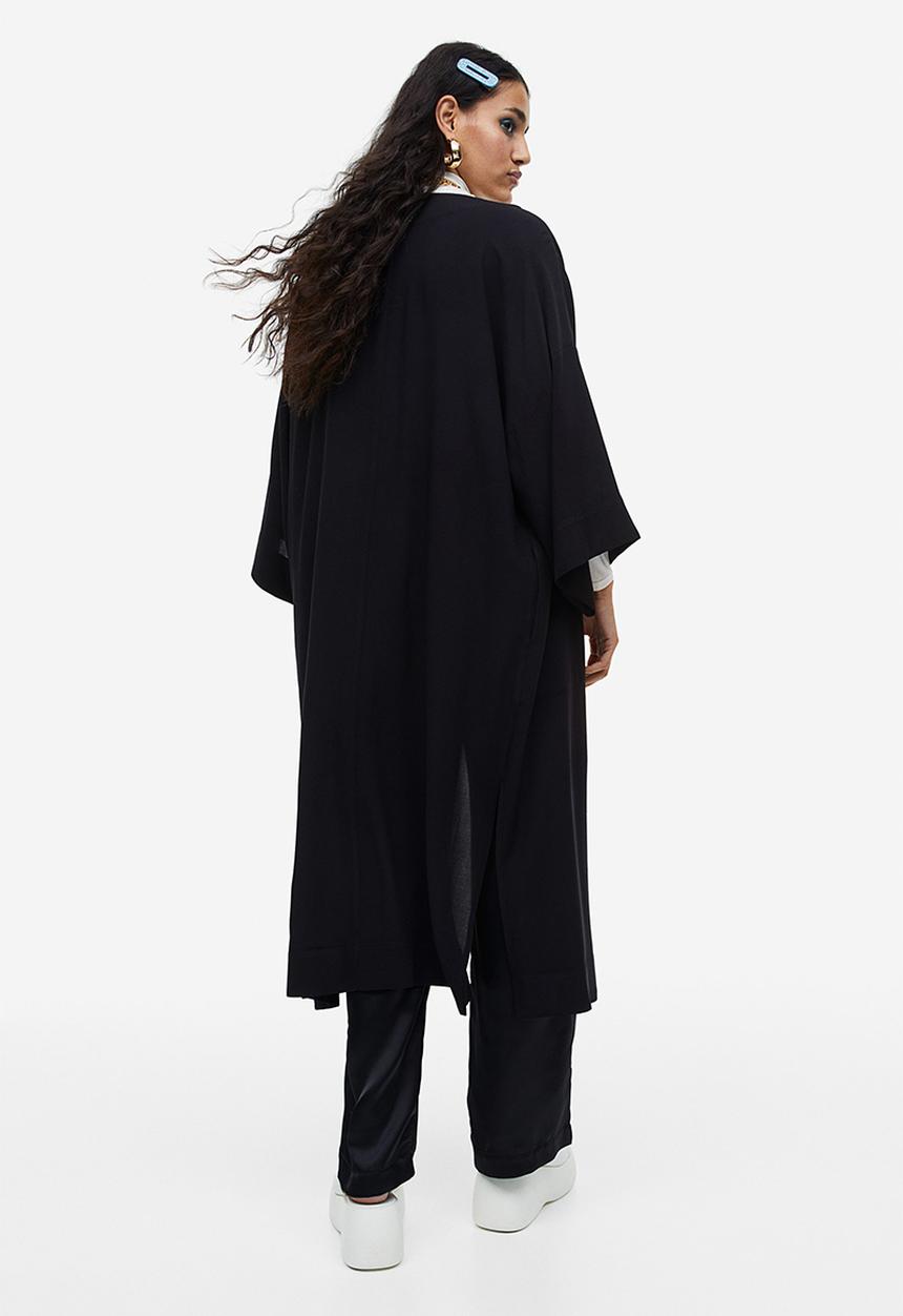 H&M - Oversized kaftan - black
