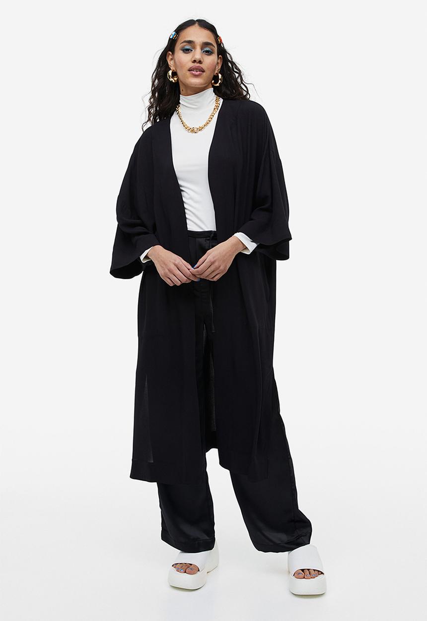 H&M - Oversized kaftan - black