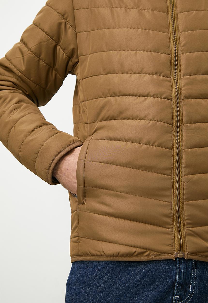 Superbalist - Hobbs lightweight hooded puffer jacket - taupe