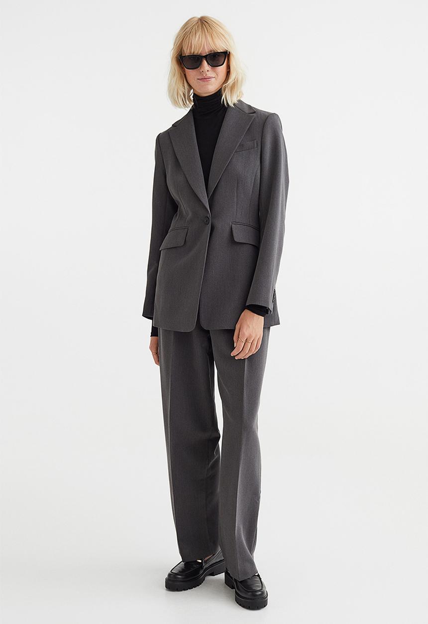 H&M - Polo-neck top - black
