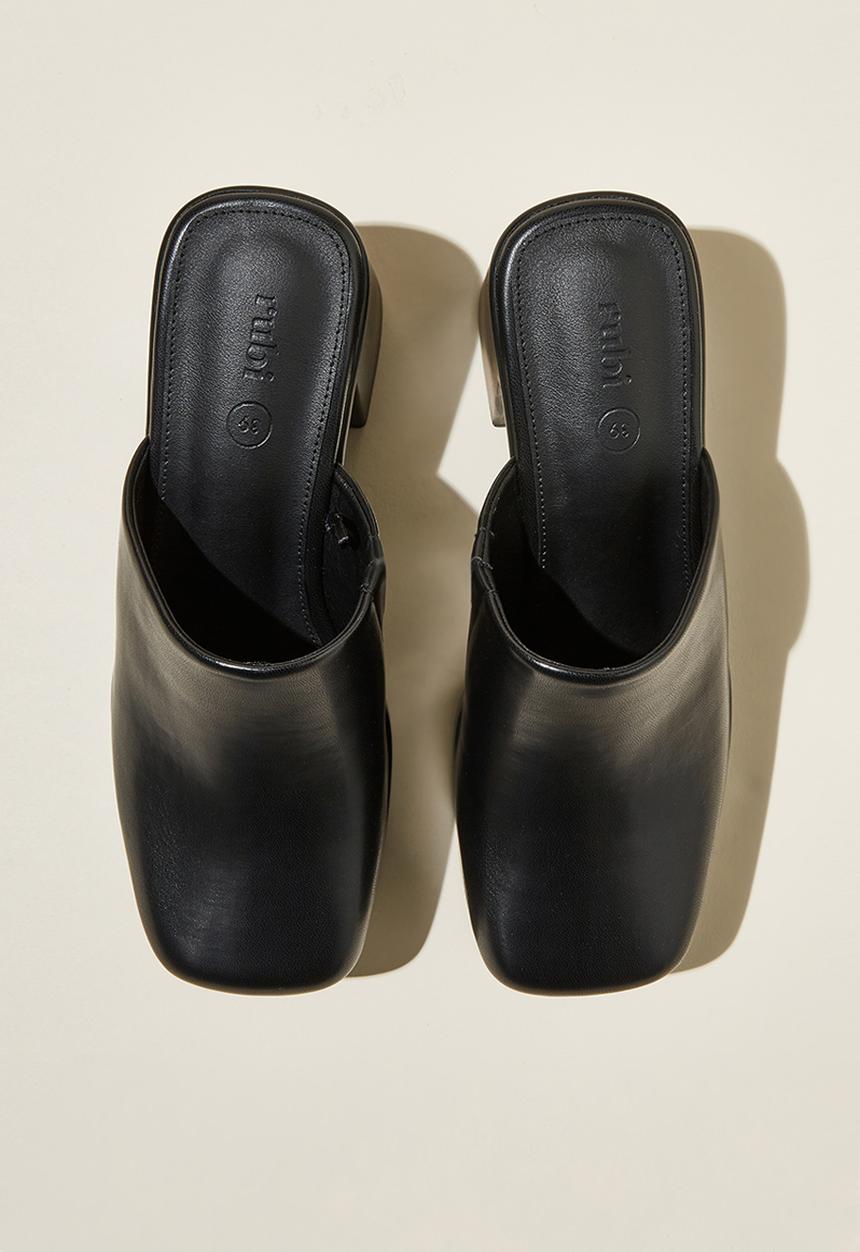 Cotton On - Hanna closed toe platform mule - black