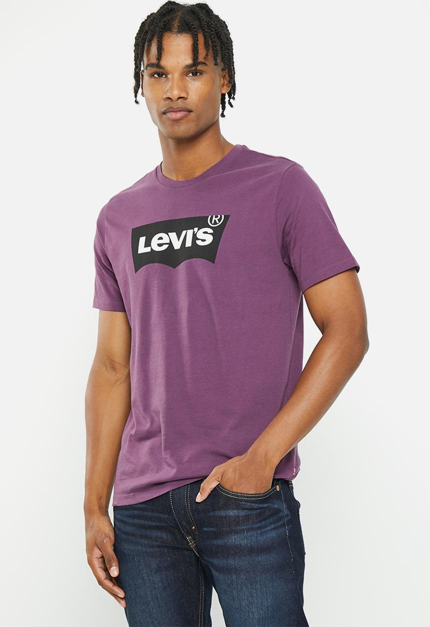 Levi’s® - Graphic crewneck tee bw color extension - purple