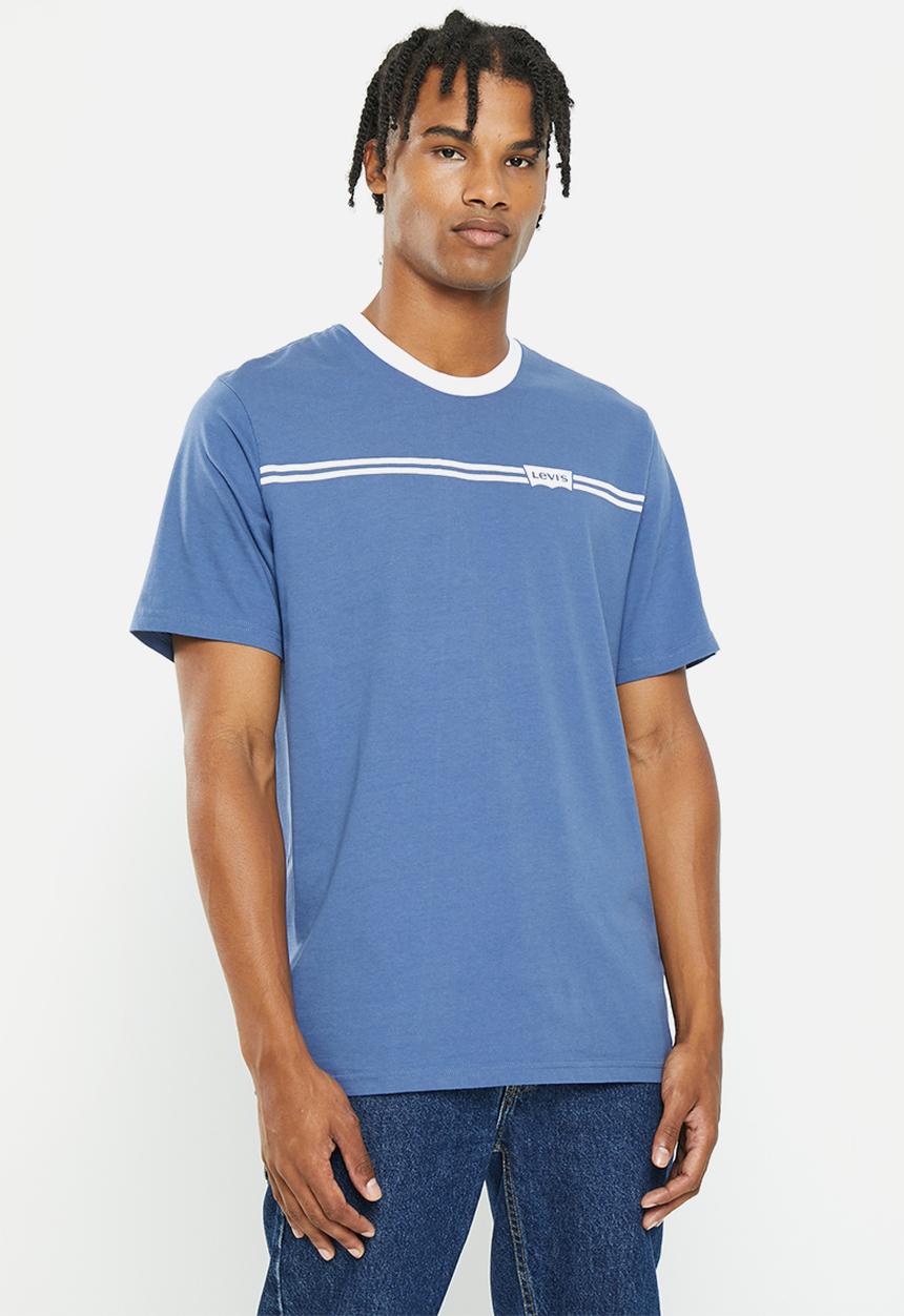 Levi’s® - Short sleeve relaxed fit tee bw stripe - true navy