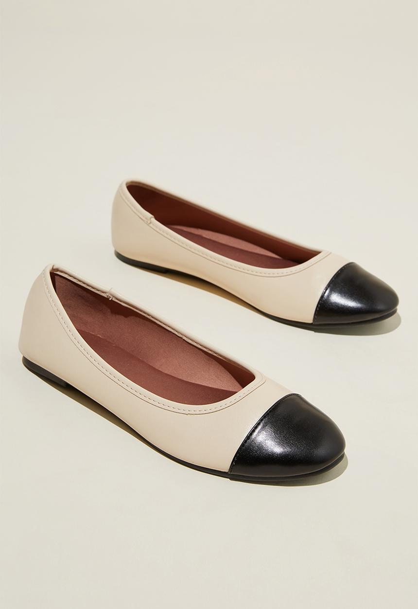 Cotton On - Emma ballerina - ecru