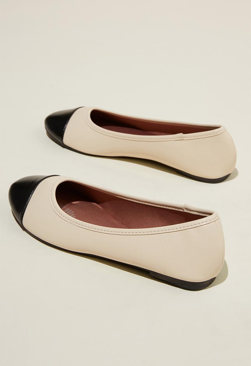 Cotton On - Emma ballerina - ecru