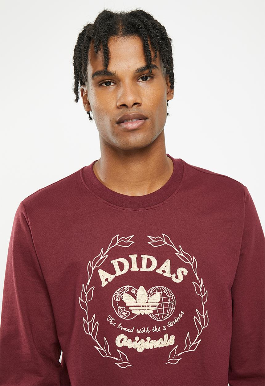 adidas Originals - Hta crew m - shadow red