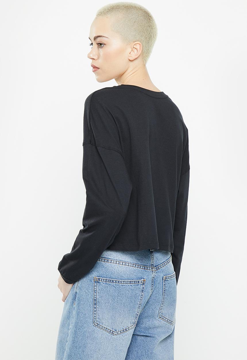 Roxy - Winter noon long sleeve tee - anthracite