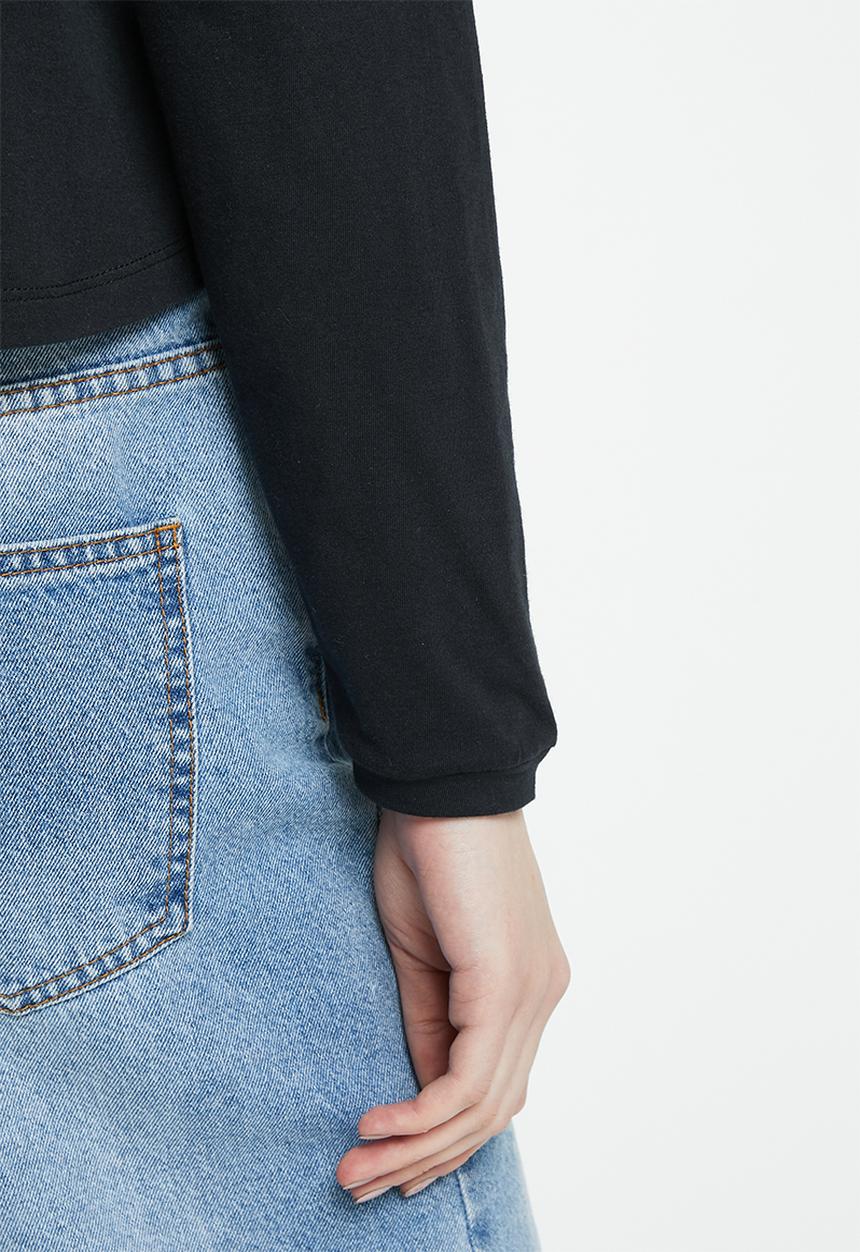 Roxy - Winter noon long sleeve tee - anthracite