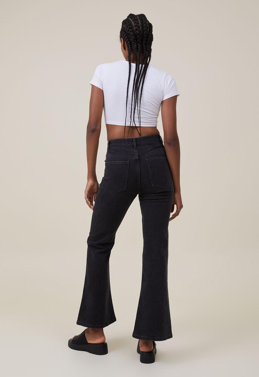 Cotton On - Original flare jean - graphite black