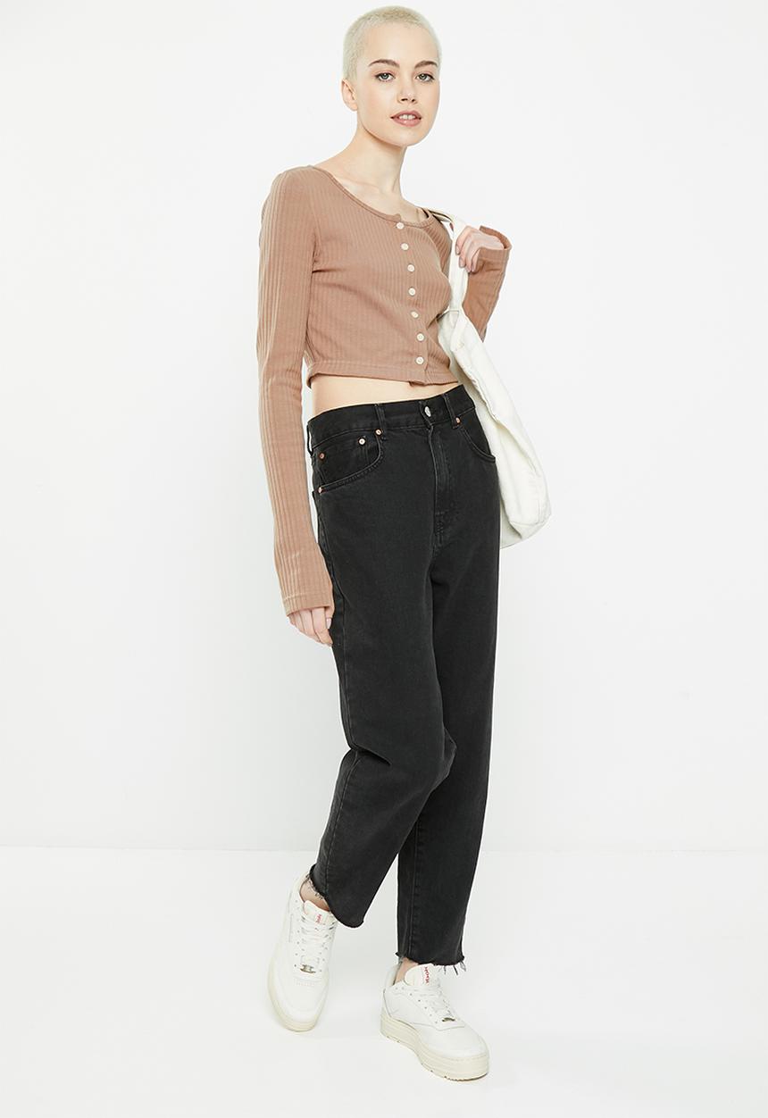 Reebok - Cl wde trend long sleeve  top - taupe