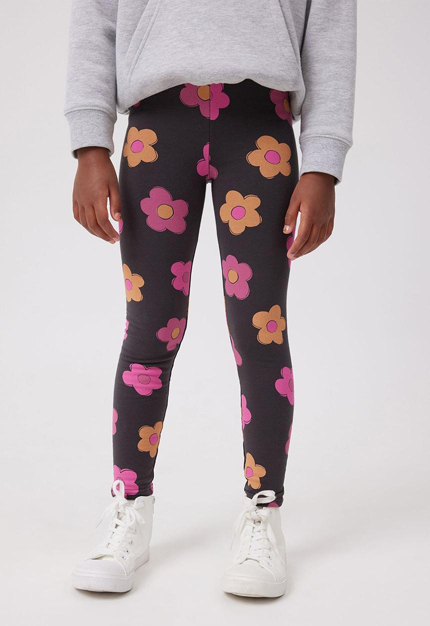 Cotton On - Fleece legging - phantom/prep floral