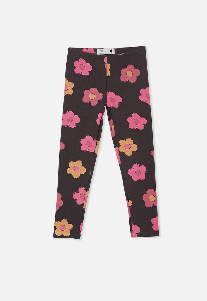Cotton On - Fleece legging - phantom/prep floral