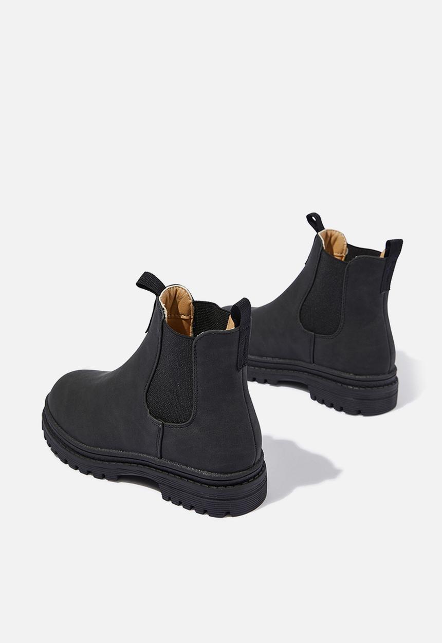 Cotton On - Pull on gusset boot - black
