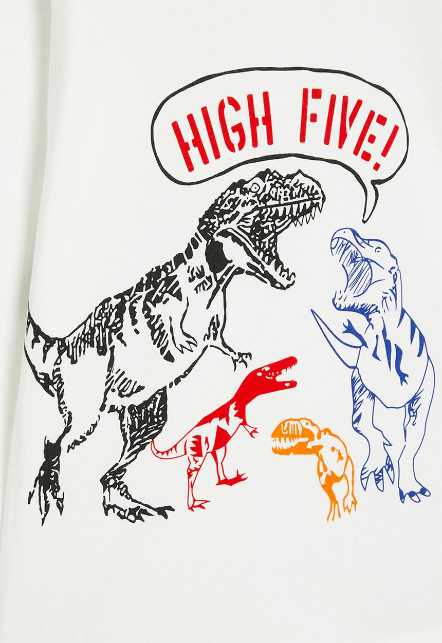 Pop Candy - Dino tee - white