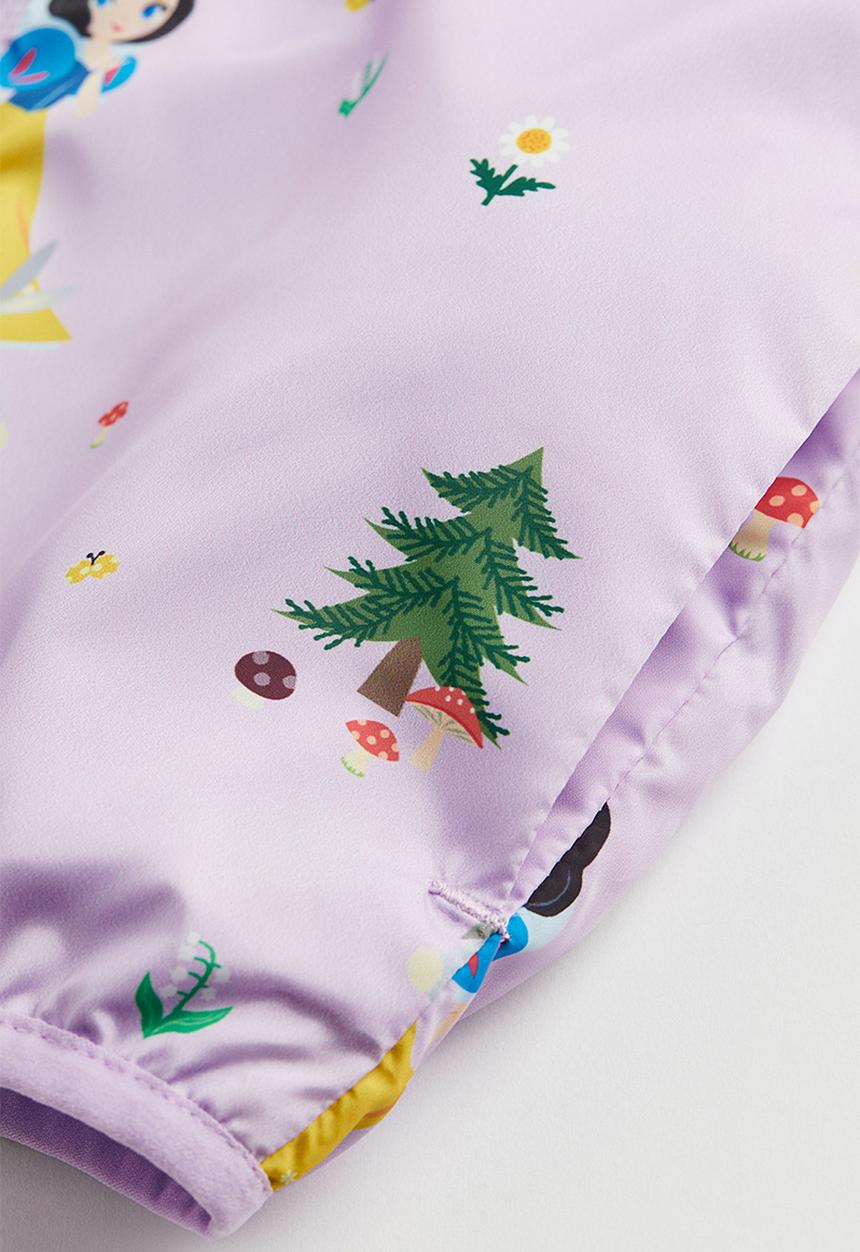 H&M - Patterned windbreaker - light purple/snow white