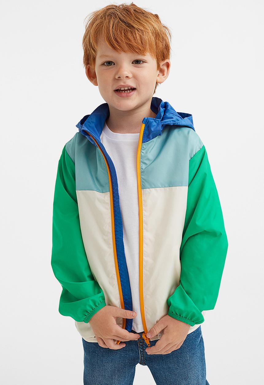 H&M - Block-coloured windbreaker - cream/block-coloured