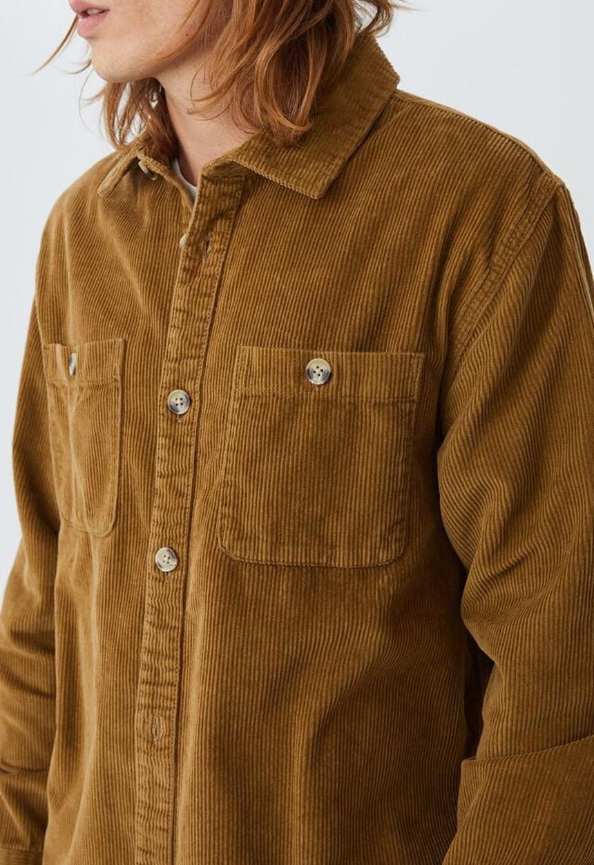 Cotton On - Heavy overshirt - tan cord