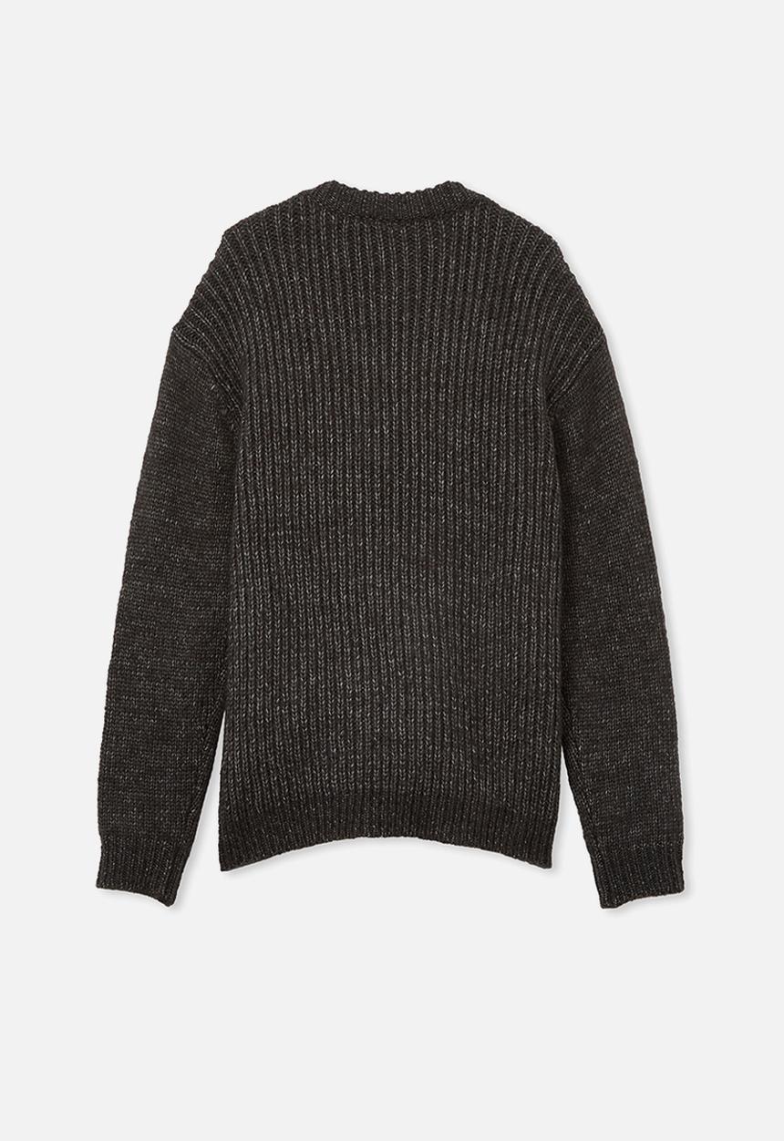 Cotton On - Blakely knit crew - phantom marle