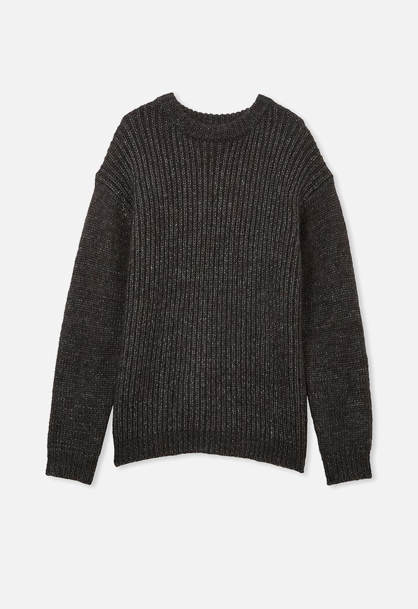 Cotton On - Blakely knit crew - phantom marle