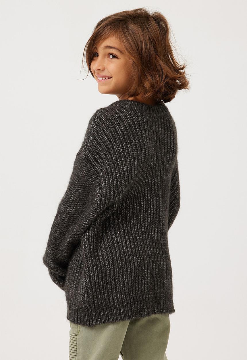 Cotton On - Blake Knit Crew - Phantom Marle