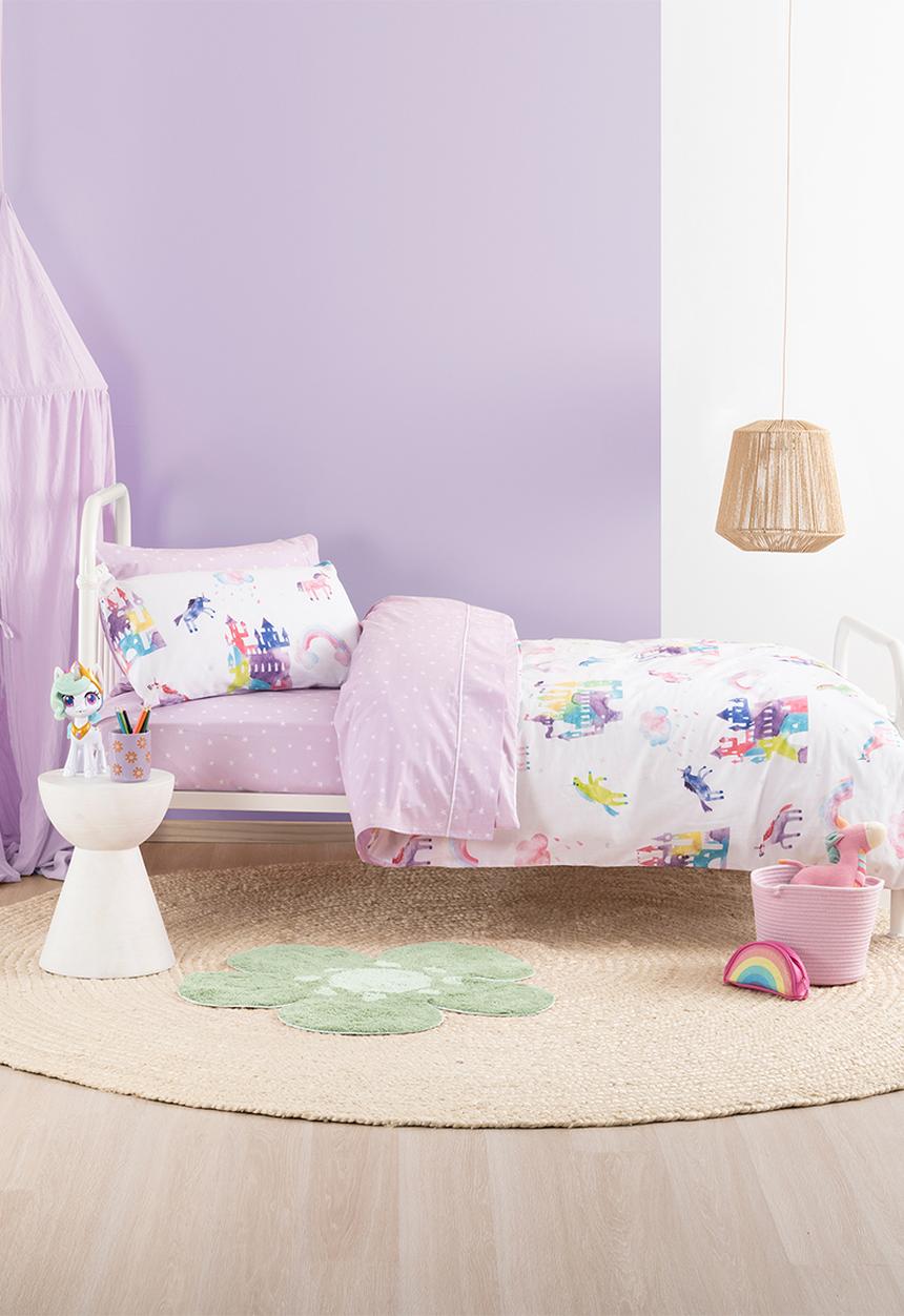 Linen House - Unicorn Castle Duvet Cover Set - Multi