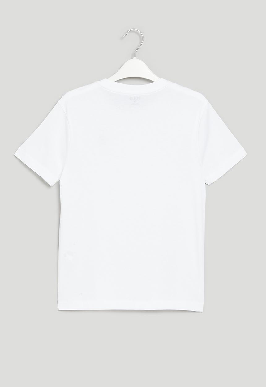 POLO - Boys rick short sleeve tee - white