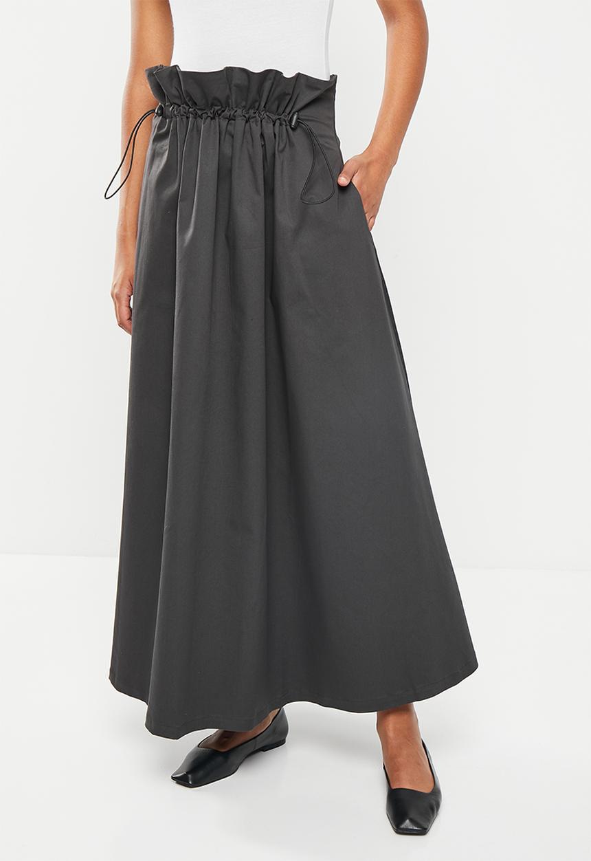 AMANDA LAIRD CHERRY - Aspen skirt - charcoal