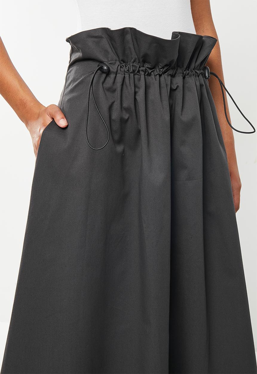 AMANDA LAIRD CHERRY - Aspen skirt - charcoal