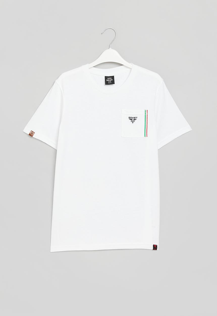 SOVIET - Boys short sleeve fashion tee - white
