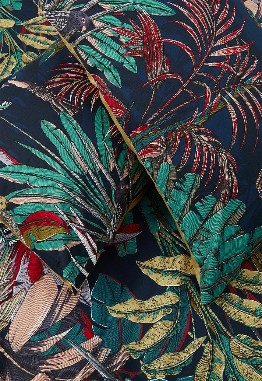 Sixth Floor - Candice multi palm printed cotton duvet set - multi