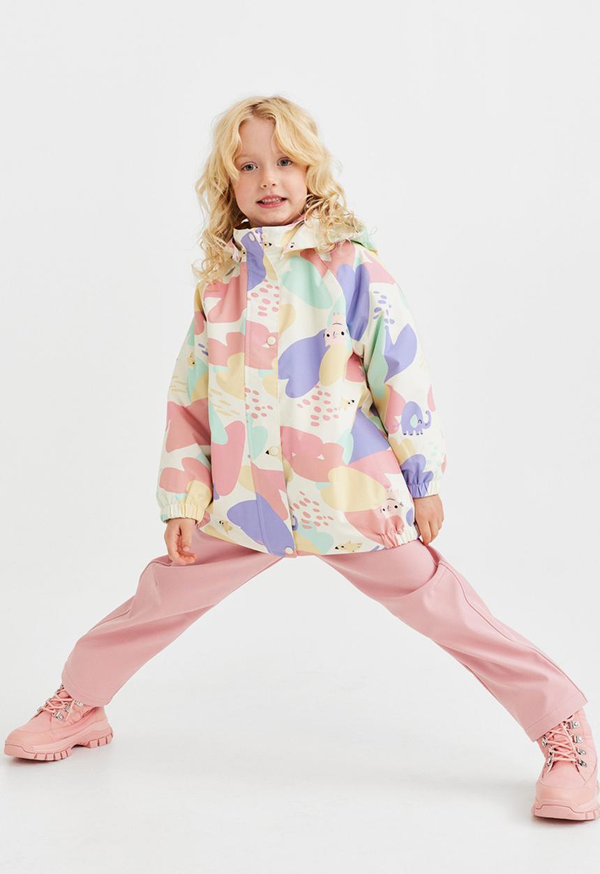 H&M - Water-repellent 3-in-1 jacket set - white/patterned