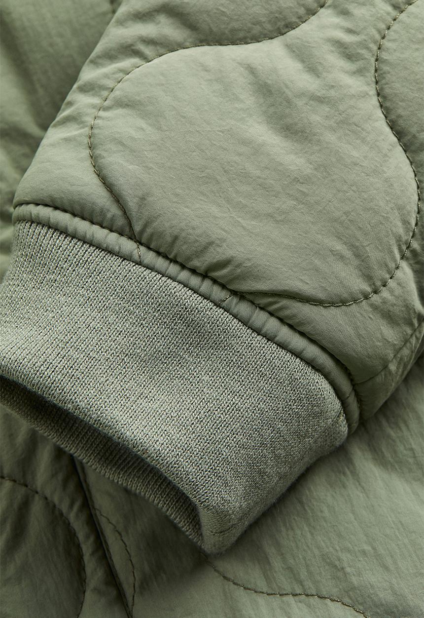 H&M - Quilted jacket - khaki green
