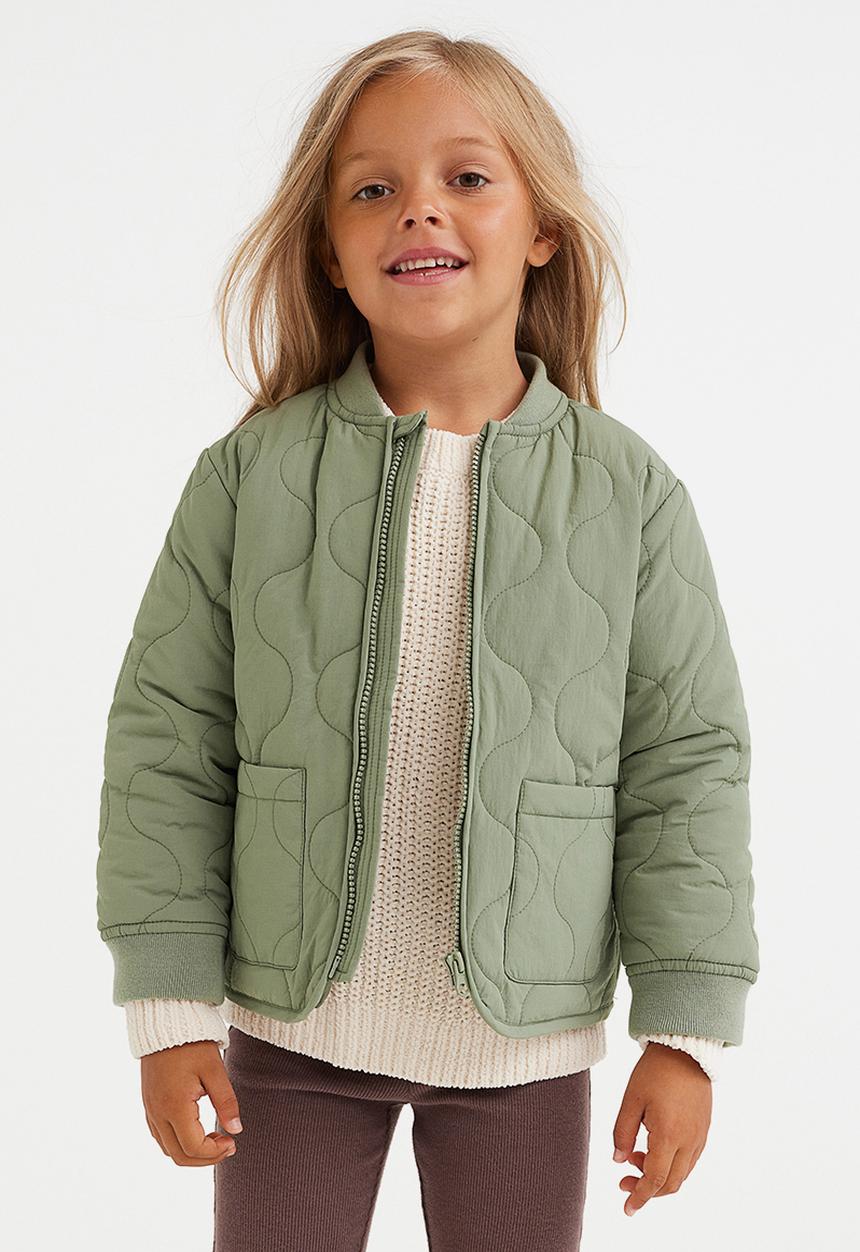 H&M - Quilted jacket - khaki green