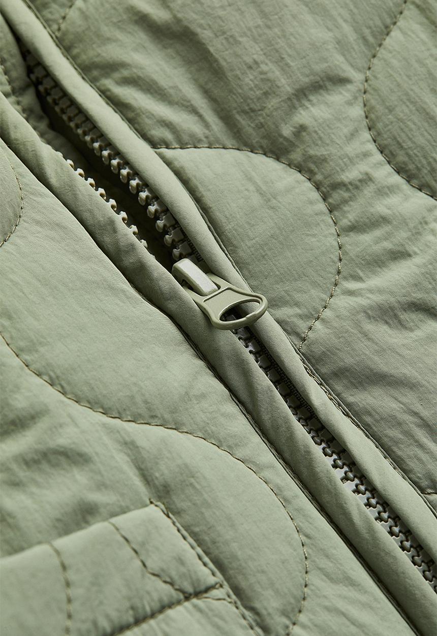 H&M - Quilted jacket - khaki green