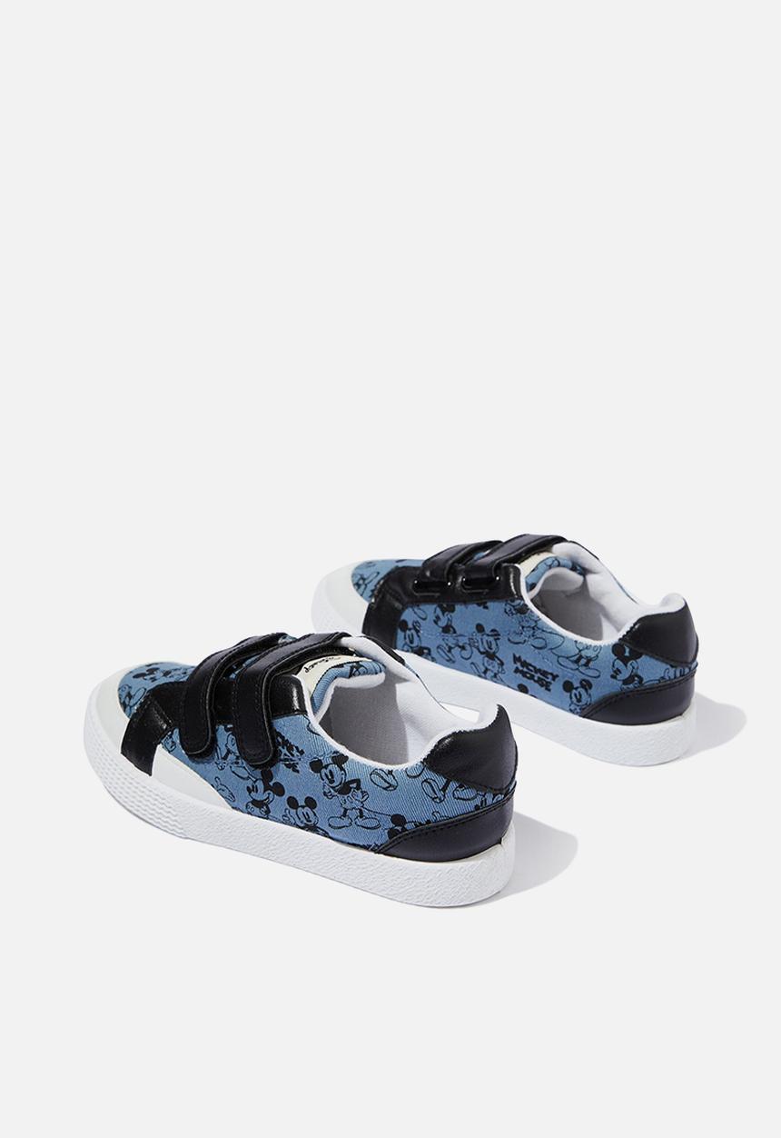 Cotton On - Licensed darcy double strap - lcn dis mickey mouse/denim repeat