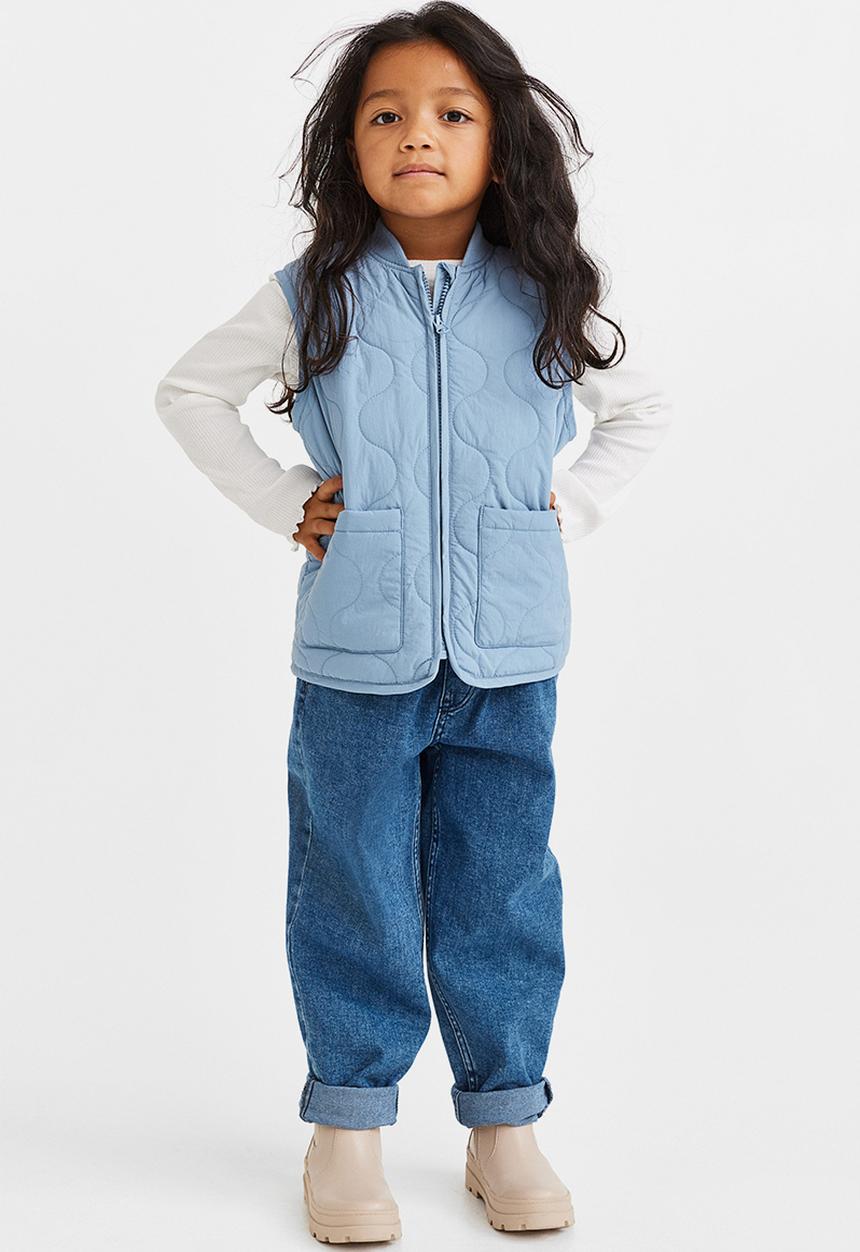 H&M - Quilted gilet - blue